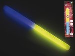 BARRA LUMINESCENTE BICOLOR BRILLA EN LA OSCURIDAD  AZUL  AMARILLO