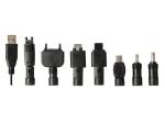 ADAPTADOR DE POTENCIA USB CONMUTADO  230Vac  5Vdc 1A  8 CLAVIJAS DIFERENTES