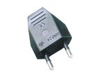 CLAVIJA ENCHUFE MACHO AEREO PLANO AC 6A 250V