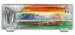 140 CABLES PARA HACER PUENTES EN PLACA BOARD  14 LONGITUDES  VARIOS COLORES