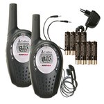 PAREJA WALKIE TALKIE PANTALLA LCD MEMORIA ACTIVADO POR VOZ  ALCANCE 5km