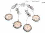 4 x MODULOS DECORATIVOS CON LEDs BLANCO CALIDO PUNTOS DE LUZ 2700K  072W