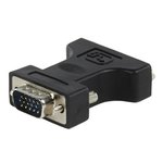ADAPATADOR CONECTOR CONVERSOR DVI HEMBRA  VGA MACHO