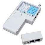 COMPROBADOR DE CABLE TESTER RJ45 RJ11 USB COAXIAL BNC