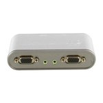 CONMUTADOR KMV 2 PUERTOS VGA PS2 AUDIO USB CON CABLES