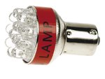 LAMPARA LED COCHE 12V 12 LEDs AMARILLOS 2Ud