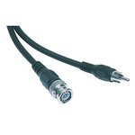 CABLE AUDIO VIDEO RCA MACHO  BNC MACHO NEGRO 1.50 m