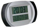 RELOJ CALENDARIO CON TERMOMETRO HIGROMETRO ESTACION METEOROLOGICA MEDICION