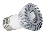 BOMBILLA LED 1W COLOR BLANCO CALIDO 2700K 230VAC E27  AHORRO ENERGIA