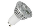 BOMBILLA CON LED 5W 230V GU10 BLANCO CALIDO 2700K  AHORRO DE ENERGIA