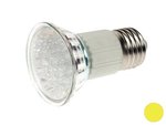 BOMBILLA CON LEDs CASQUILLO ROSCA E27 COLOR AMARILLO 240Vac 18 LEDs 12W