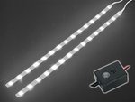 DOBLE CINTA AUTOADHESIVA LEDs BLANCOS CON UNIDAD DE CONTROL