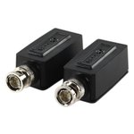 TRANSMISOR VIDEO CONECTOR  RJ45 PAR TRENZADO 4 CAMARAS