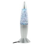 LAMPARA DE LAVA GRIS 18cm CABLE USB 90cm