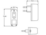 POTENTE ALIMENTADOR CARGADOR 15W 5VDC 3A Y PARA TABLET Y SMARTPHONE