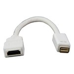 CABLE ADAPTADOR MINI DVI MACHO  HDMI HEMBRA 20 cm