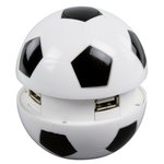 CONCENTRADOR USB 2.0 4 PUERTOS FORMA DE PELOTA FUTBOL