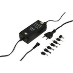 ADAPTADOR UNIVERSAL 36W COMPACTO PC PORTATIL 6 CLAVIJAS