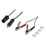 CARGADOR SOLAR PLEGABLE 13W 12V BATERIAS PLOMO PINZAS 