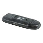 LECTOR DE TARJETAS SDSDHCMMC CONEXION USB NEGRO 