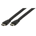 CABLE PLANO HDMI A MACHO HDMI A MACHO NEGRO 2.5m