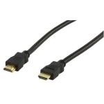 CABLE HDMI A MACHO HDMI A MACHO BANADOS ORO NEGRO 10m