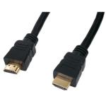CABLE HDMI A MACHO  HDMI A MACHO BA�ADOS ORO NEGRO 3m