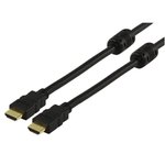 CABLE HDMI CON NUCLEO DE FERRITA BA�ADO EN ORO 3m