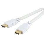 CABLE HDMI 13 BANADO EN ORO MACHO  MACHO 10m BLANCO