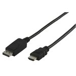 CABLE AUDIOVIDEO DISPLAYPORT MACHO  HDMI MACHO 3m 