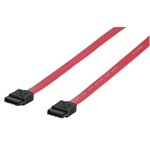 CABLE DE DATOS SATA 3.0 7P HEMBRA  HEMBRA 0.5m ROJO