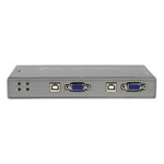 SWITCH USB KVM DE 4 PUERTOS 4 ORDENADORES EN 1 PANTALLA