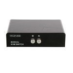 CONMUTADOR MANUAL KVM 2 ENTRADAS  1 SALIDA VGA Y PS2