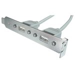 SLOT PARA ORDENADOR 2x USB A 2.0 HEMBRA 0.3m 