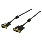 CABLE DVIA 12+5p MACHO  VGA 15p MACHO NEGRO 1.5m