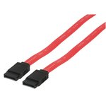 CABLE DATOS SATA PLANO MACHO  MACHO 1m ROJO