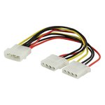 CABLE MODULAR FUENTE ALIMENTACION 1x MACHO  2x HEMBRA