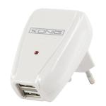 CARGADOR USB DOBLE TENSION SALIDA 5 V CORRIENTE 500 mA