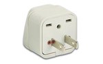 ADAPTADOR DE VIAJE HEMBRA VARIAS PATILLAS A MACHO PLANO