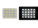 ILUMINACION CON 20 LEDs BLANCOS DIFUSOR REDONDO 5W 290 lm