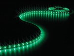 CINTA FLEXIBLE RESISTENTE INTEMPERIE VERDE 60 LEDs 1m 