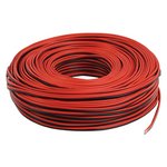 ROLLO DE CABLE ROJO  NEGRO 2x075mm  100 METROS