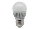 BOMBILLA LED ESFERICA 45W E27 230V COLOR BLANCO FRIO 6400K 3 LEDS 250 lm 120