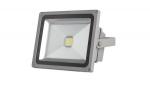 FOCO PROYECTOR LED PARA EXTERIORES  30W EPISTAR CHIP  3000K  GRIS