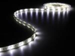 CINTA DE LEDs FLEXIBLE  COLOR BLANCO FRIO 6500K  24W  150 LEDs  5m  12V