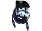 CABLE ALTAVOZ PROFESIONAL  SPEAKON MACHO 4 POLOS  SPEAKON MACHO  AZUL  10m