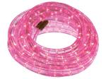 MANGUERA LUMINOSA CON LEDs COLOR ROSA  5m CON UN CONSUMO DE SOLO 11W EL ROLLO