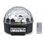 PROYECTOR LED REPRODUCTOR DE MUSICA MP3 USB SD CON MANDO A DISTANCIA 6 LEDS 3W