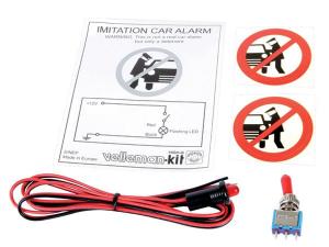 SISTEMA DE SIMULACION DE ALARMA DE COCHE A LED PARPADEO SALPICADERO FALSO