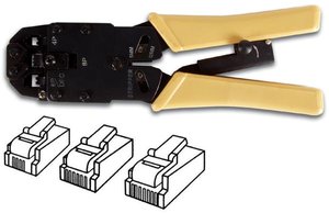 ALICATES PROFESIONALES PARA CRIMPAR CONECTOR MODULAR  CRIMPADORA